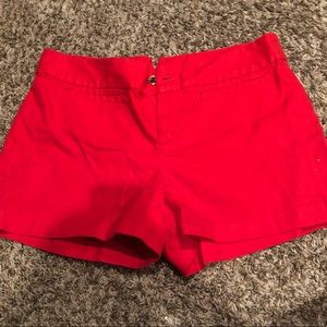 Red shorts
